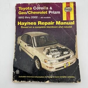 Haynes Toyota Corolla & Geo/Chevrolet Prizm 1993-2002 All Models Repair Manual